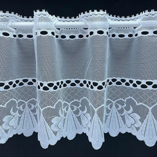 Valletje nr.274 hoogte 28cm wit | Vitrage valletjes