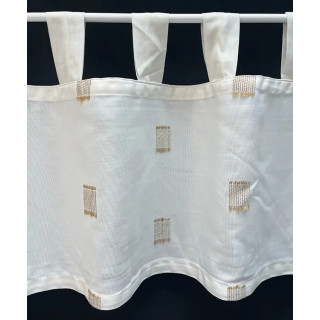 Valletje met lussen nr.297 ecru 47cm | Lussenvalletjes