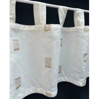 Valletje met lussen nr.297 ecru 47cm | Lussenvalletjes