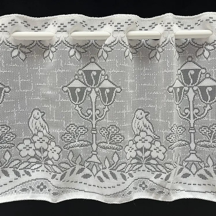 Valletje nr.201 wit 30cm hoog met vogeltje