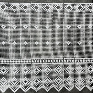 Valletje nr.345 met hoogte 44cm / valletjes gordijnen