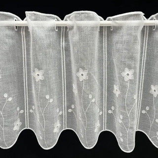 Valletje nr.541 hoogte 35cm wit | Vitrage valletjes