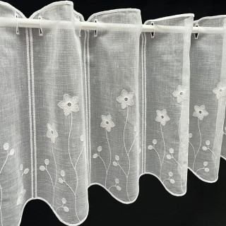 Valletje nr.541 hoogte 35cm wit | Vitrage valletjes