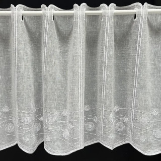Valletje nr. 461 wit/offwhite hoogte 46cm| Valletjes gordijnen