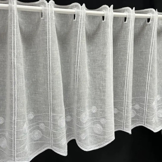 Valletje nr. 461 wit/offwhite hoogte 46cm| Valletjes gordijnen