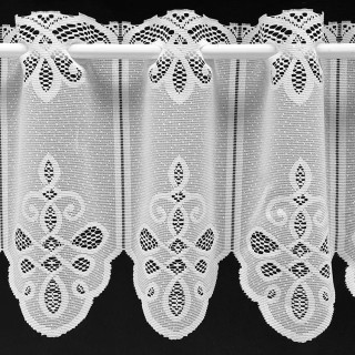 Valletje nr.513 hoogte 29cm wit | Vitrage valletjes