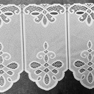 Valletje nr.513 hoogte 29cm wit | Vitrage valletjes