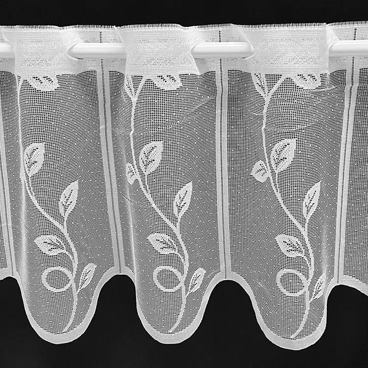 Valletje nr. 39 wit 29cm hoog | Korte vitrage valletjes