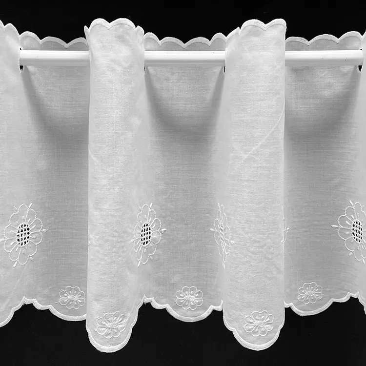 Valletje 227 hoogte 28cm wit | Vitrage valletjes