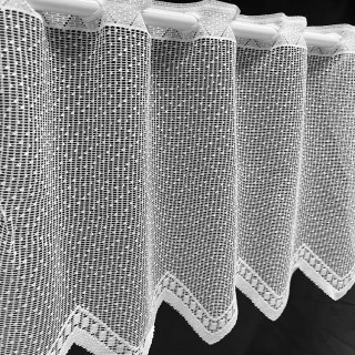 Valletje nr. 48 wit met hoogte 33cm | Vitrage valletjes