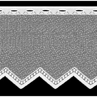 Valletje nr. 48 wit met hoogte 33cm | Vitrage valletjes