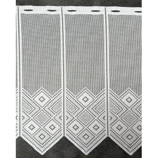 Valletje nr. 17 wit 52cm hoog | Valletjes gordijn