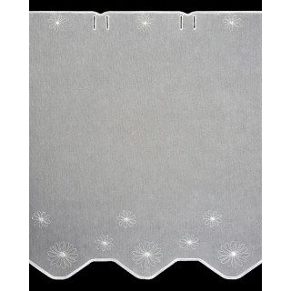 Valletje nr.477 hoogte 50cm wit | Valletjes gordijnen