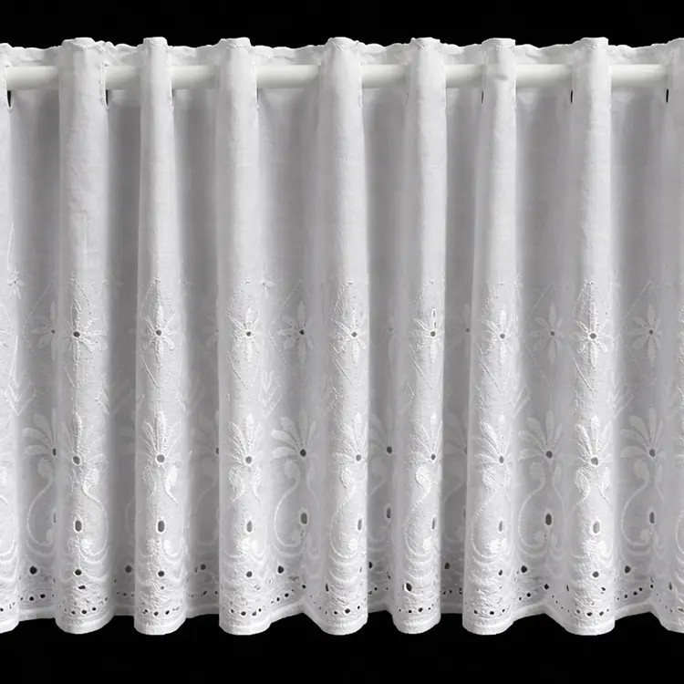 Valletje 123 hoogte 28cm wit | Vitrage valletjes