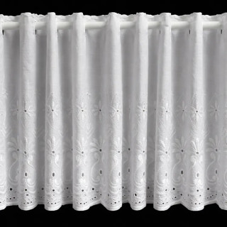 Valletje 123 hoogte 28cm wit | Vitrage valletjes