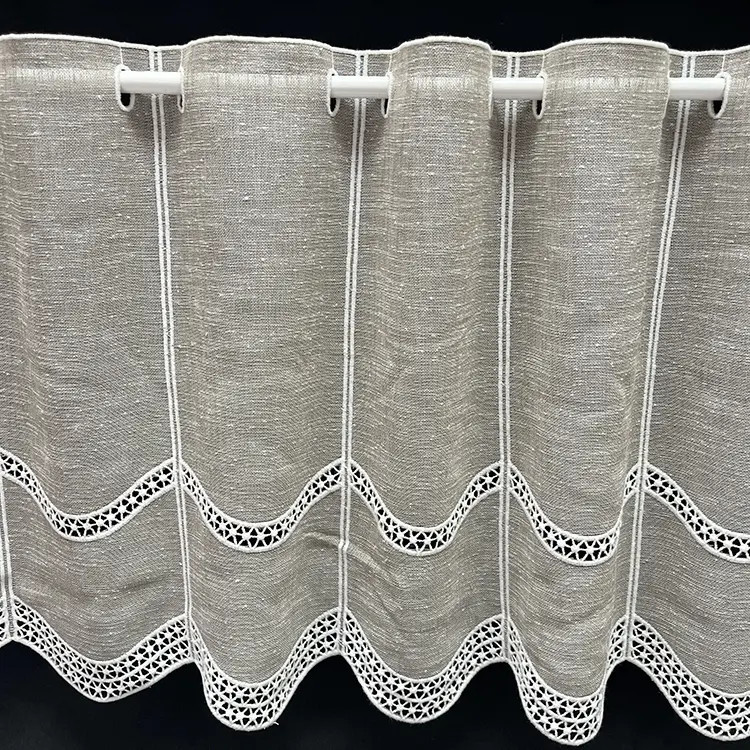 Valletje nr. 366 bruin 46cm hoog | Valletjes gordijnen