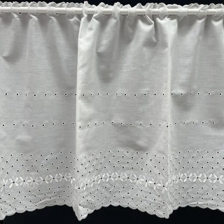 Valletje nr.475 wit hoogte 55cm | Valletjes gordijnen