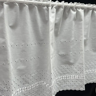 Valletje nr.475 wit hoogte 55cm | Valletjes gordijnen