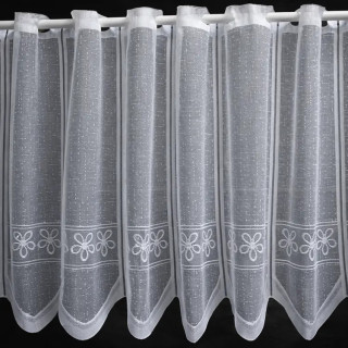 Valletje nr.11 hoogte 45cm wit / valletjes gordijnen