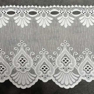 Valletje nr.413 hoogte 29cm wit | Vitrage valletjes