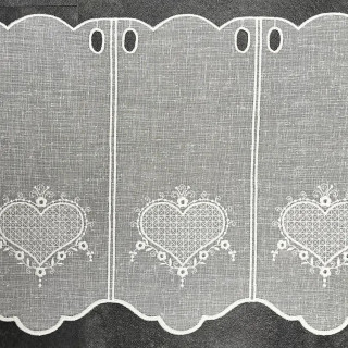 Valletje nr. 208 Offwhite 36cm hoog | Vitrage valletjes