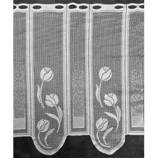 Valletje nr.420 wit hoogte 51cm | Valletjes gordijnen