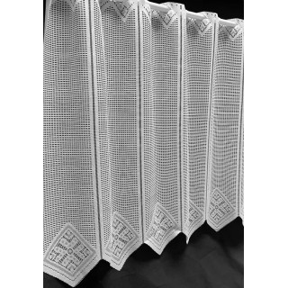 Valletje nr.203 wit hoogte 61cm | Valletjes gordijnen