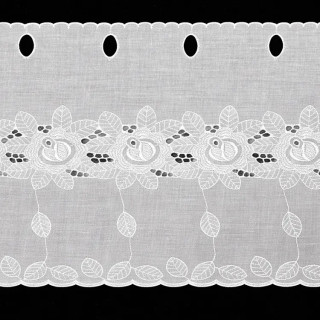 Valletje nr.194 hoogte 29cm wit | Vitrage valletjes