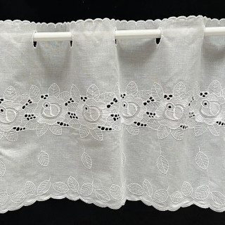 Valletje nr.194 hoogte 29cm wit | Vitrage valletjes