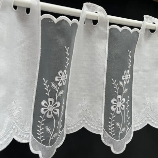 Valletje nr.431 hoogte 31cm wit | Vitrage valletjes