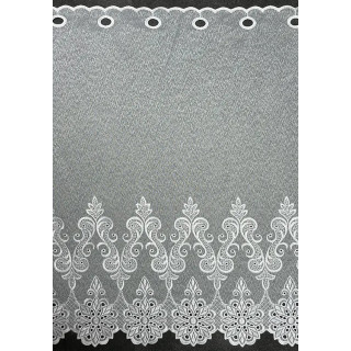 Valletje nr. 445 wit hoogte 60cm | Vitrage valletjes