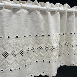 Valletje nr. 429 hoogte 29cm beige | Vitrage valletjes