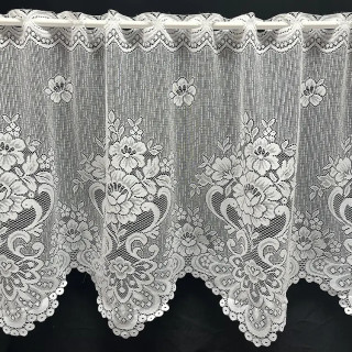 Valletje nr.92 wit hoogte 60cm | Valletjes gordijnen