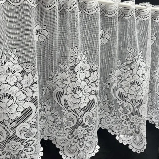 Valletje nr.92 wit hoogte 60cm| Valletjes gordijnen