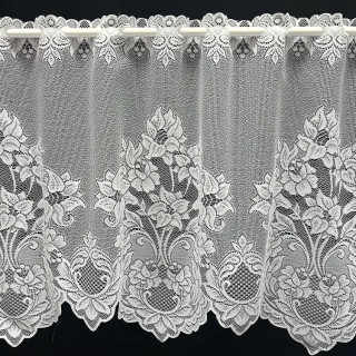 Valletje nr. 60 wit 52cm hoog | Valletjes gordijn