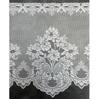 Valletje nr. 60 wit 52cm hoog | Valletjes gordijn