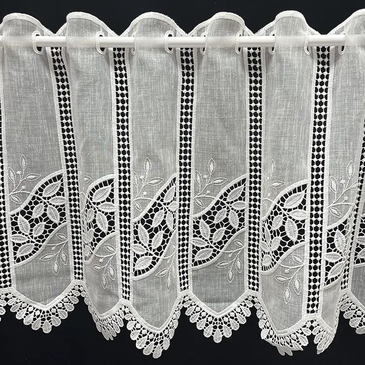 Valletje nr. 516 offwhite/creme met hoogte 45cm | Valletjes gordijnen