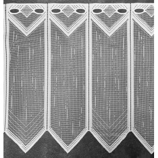 2,6 meter valletje nr.512 wit hoogte 44cm | Valletjes gordijnen