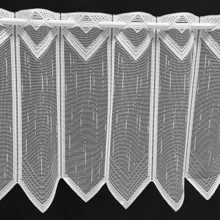 2,6 meter valletje nr.512 wit hoogte 44cm | Valletjes gordijnen