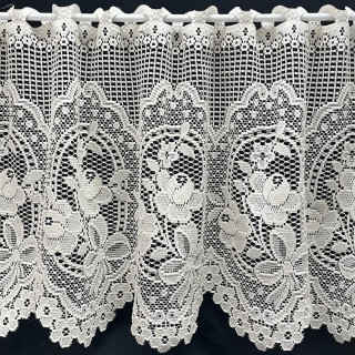 Valletje nr.352 ecru hoogte 62cm | Valletjes gordijnen