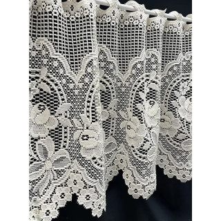 Valletje nr.352 ecru hoogte 62cm | Valletjes gordijnen