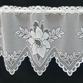 Valletje 326 hoogte 29cm wit | Vitrage valletjes