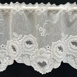 Valletje nr.324 hoogte 32cm wit | Vitrage valletjes