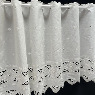 Valletje nr.591 ecru hoogte 54cm | Valletjes gordijnen