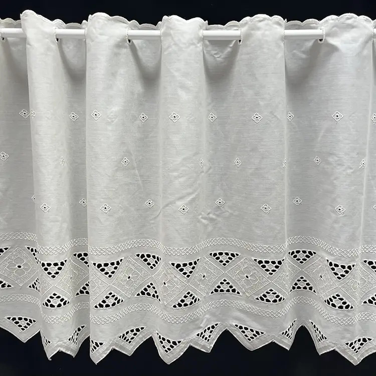 Valletje nr.591A ecru hoogte 59cm | Valletjes gordijnen