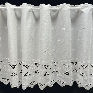 Valletje nr.591A ecru hoogte 59cm | Valletjes gordijnen