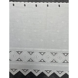 Valletje nr.591A ecru hoogte 59cm | Valletjes gordijnen