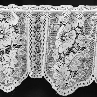 Valletje nr.327 wit hoogte 48cm | Valletjes gordijnen