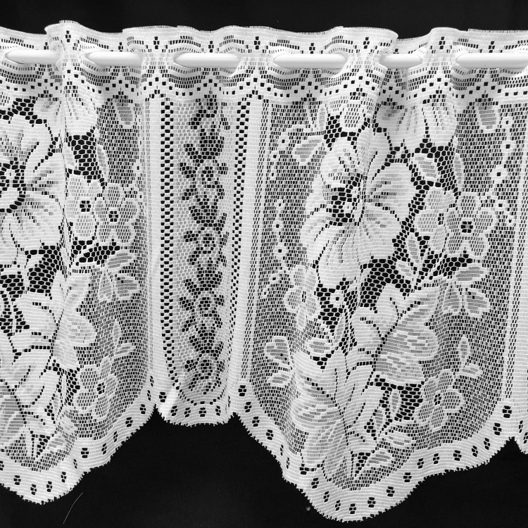 Valletje nr.327 wit hoogte 48cm | Valletjes gordijnen