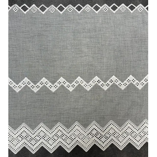 Valletje nr. 334 pearl (offwhite) hoogte 45cm | Valletjes gordijnen